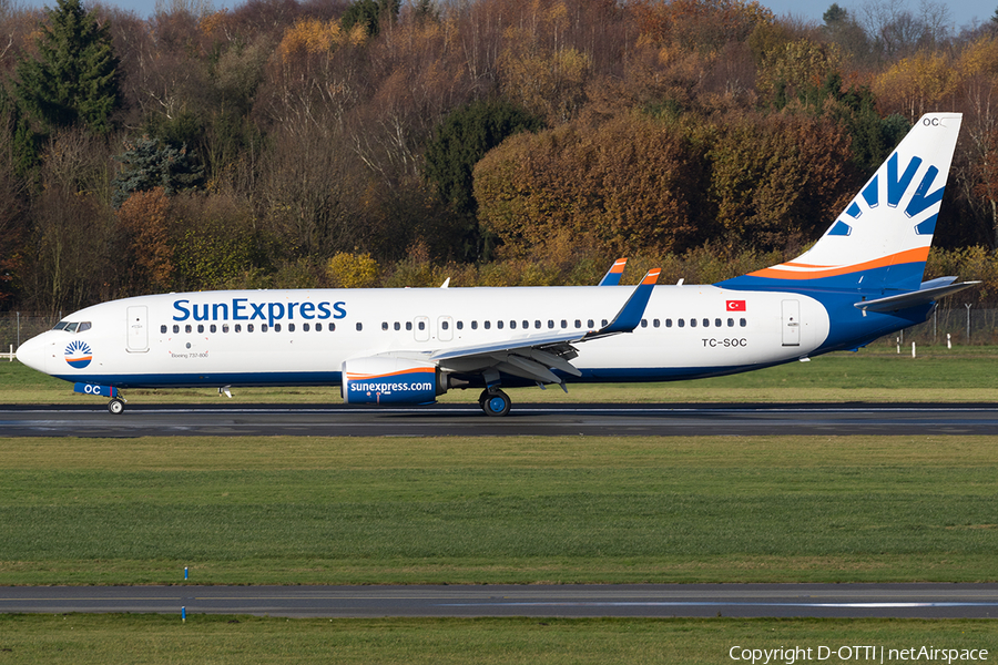 SunExpress Boeing 737-8HC (TC-SOC) | Photo 198711