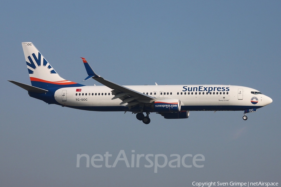 SunExpress Boeing 737-8HC (TC-SOC) | Photo 220275