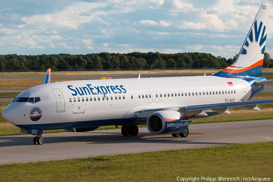 SunExpress Boeing 737-8HC (TC-SOC) | Photo 194981