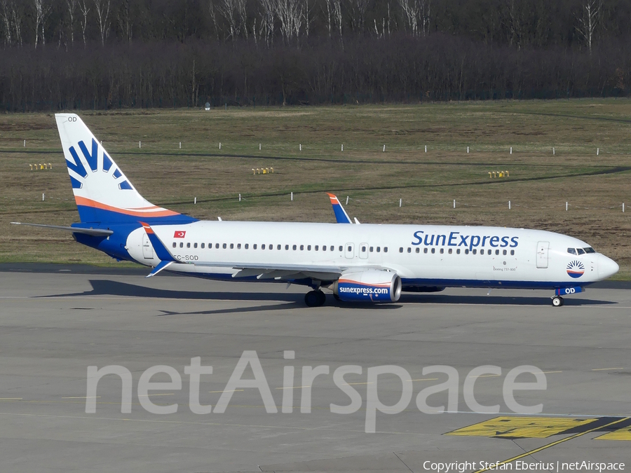 SunExpress Boeing 737-8HC (TC-SOD) | Photo 613802