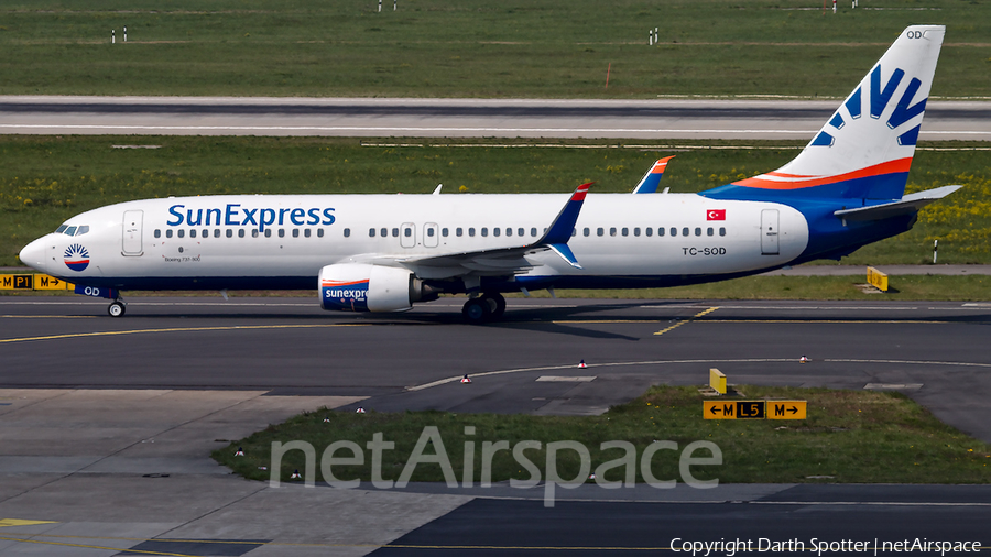 SunExpress Boeing 737-8HC (TC-SOD) | Photo 362378