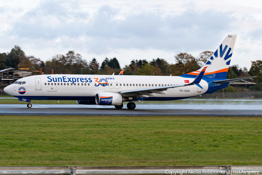 SunExpress Boeing 737-8HC (TC-SOD) | Photo 356350