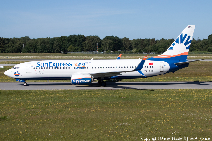 SunExpress Boeing 737-8HC (TC-SOD) | Photo 535012
