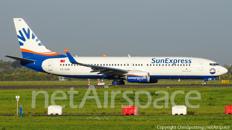 SunExpress Boeing 737-8HC (TC-SOE) | Photo 194370