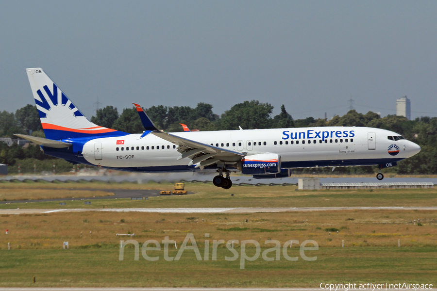 SunExpress Boeing 737-8HC (TC-SOE) | Photo 343463