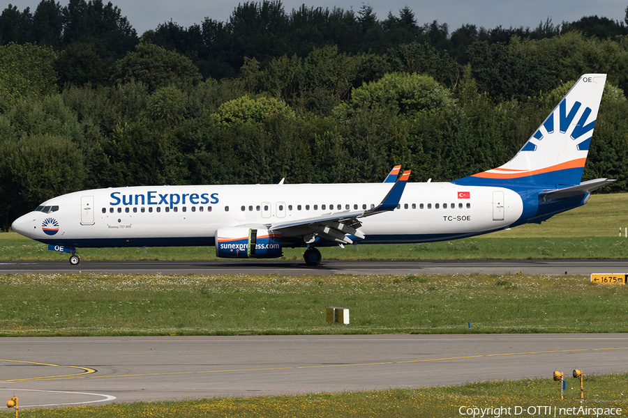 SunExpress Boeing 737-8HC (TC-SOE) | Photo 176552