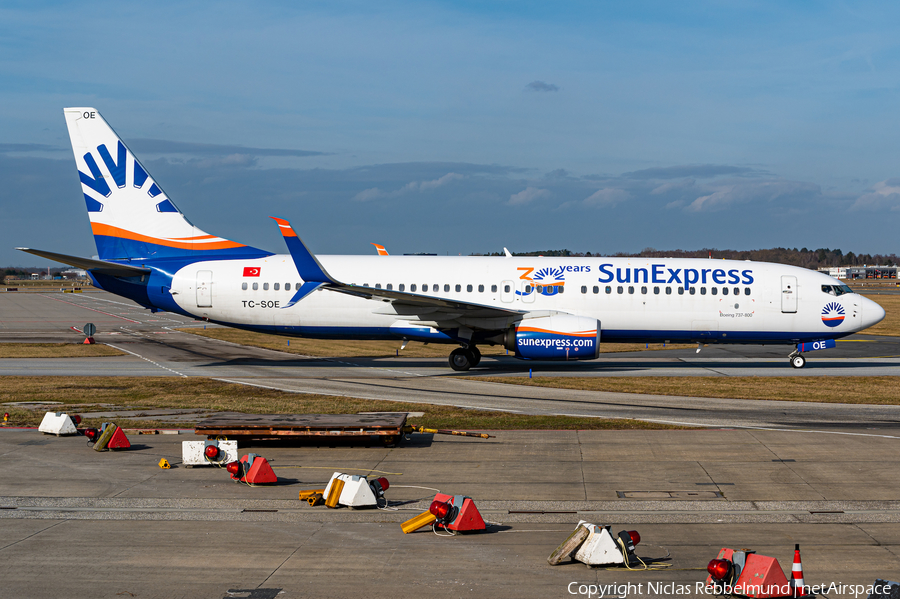 SunExpress Boeing 737-8HC (TC-SOE) | Photo 432820