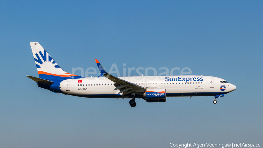 SunExpress Boeing 737-8HC (TC-SOF) | Photo 282364