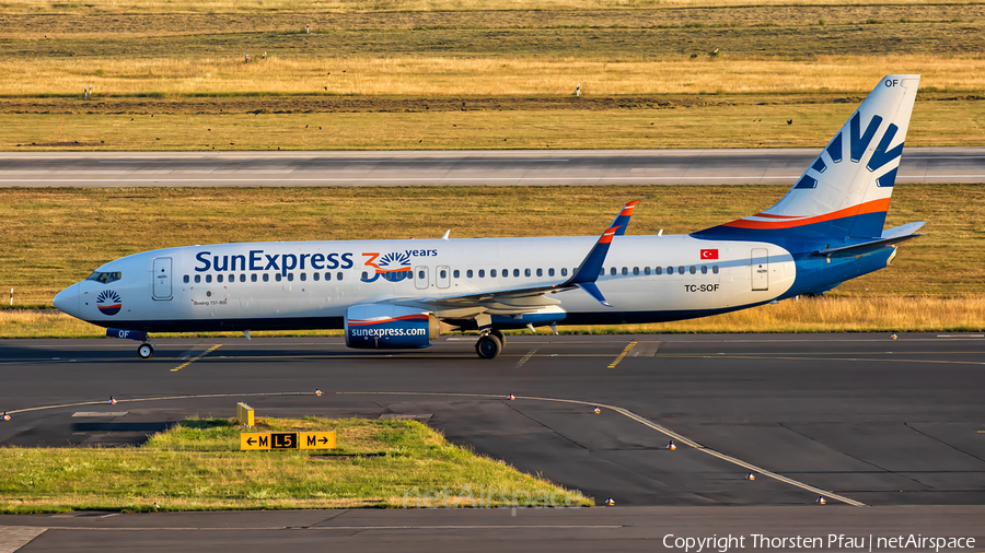 SunExpress Boeing 737-8HC (TC-SOF) | Photo 391797