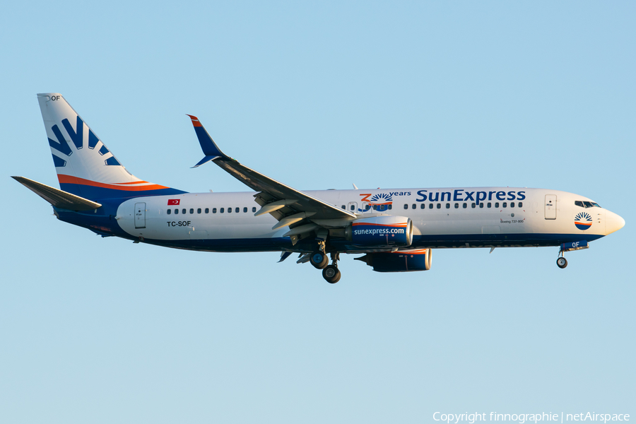SunExpress Boeing 737-8HC (TC-SOF) | Photo 428442