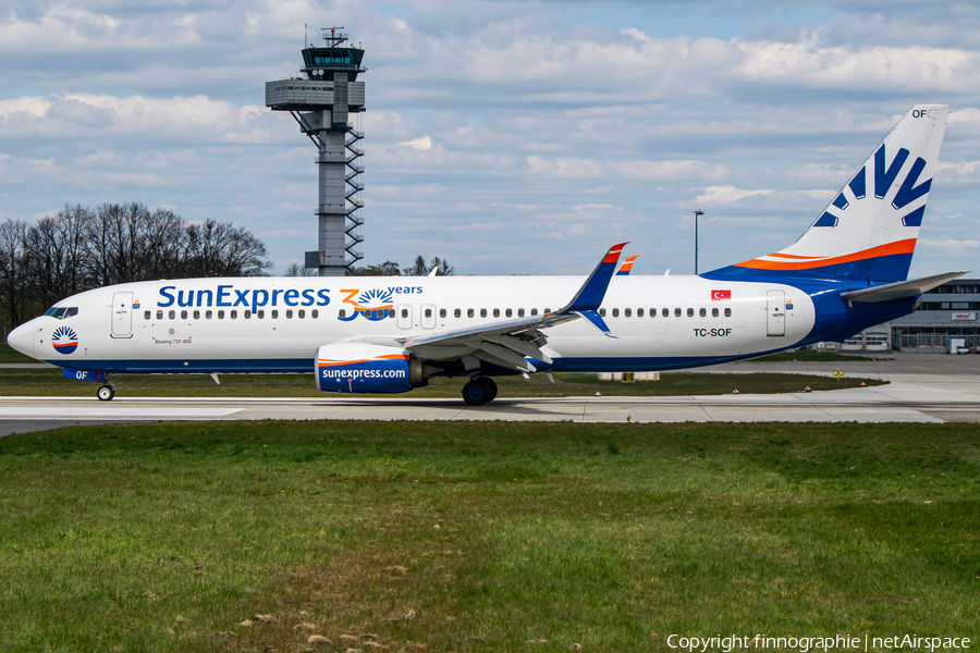 SunExpress Boeing 737-8HC (TC-SOF) | Photo 444474