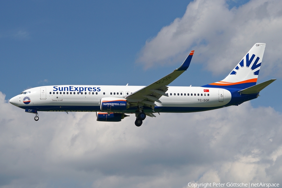 SunExpress Boeing 737-8HC (TC-SOF) | Photo 162727