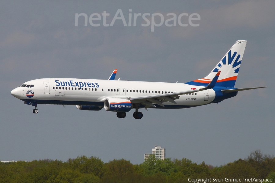 SunExpress Boeing 737-8HC (TC-SOF) | Photo 162771