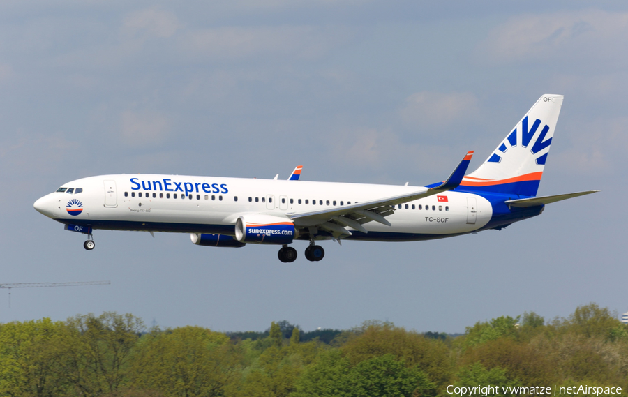 SunExpress Boeing 737-8HC (TC-SOF) | Photo 163635