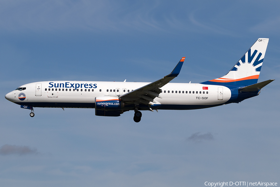 SunExpress Boeing 737-8HC (TC-SOF) | Photo 172732