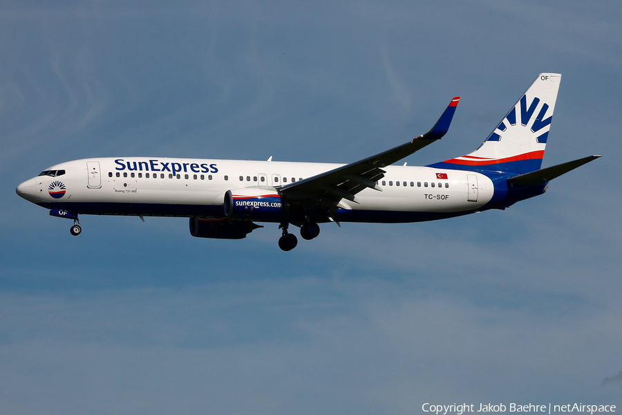 SunExpress Boeing 737-8HC (TC-SOF) | Photo 177229
