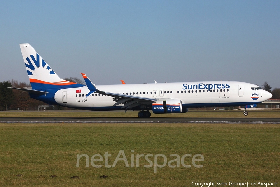SunExpress Boeing 737-8HC (TC-SOF) | Photo 220516