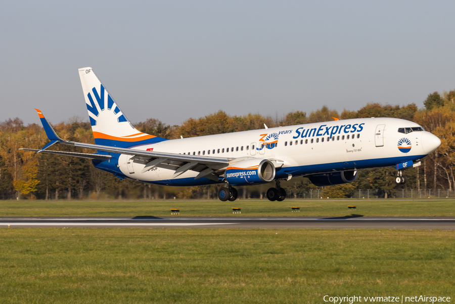 SunExpress Boeing 737-8HC (TC-SOF) | Photo 409717