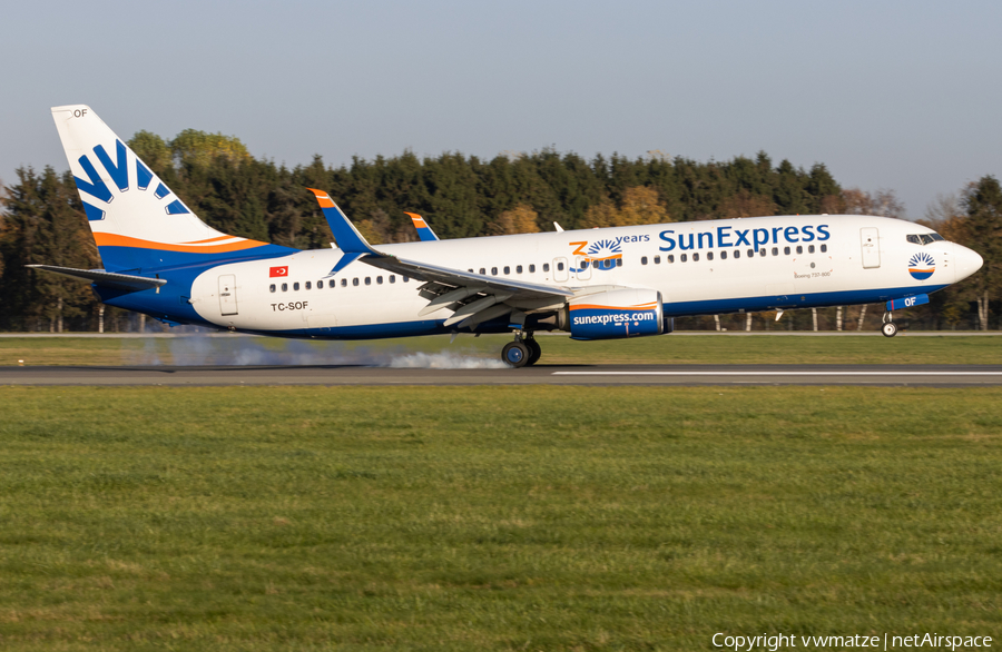 SunExpress Boeing 737-8HC (TC-SOF) | Photo 409718