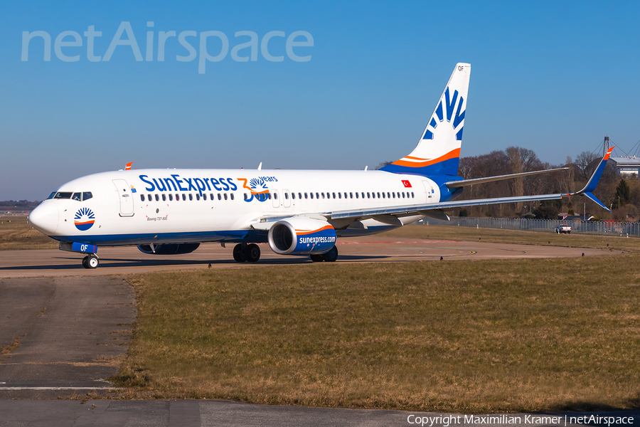 SunExpress Boeing 737-8HC (TC-SOF) | Photo 521308