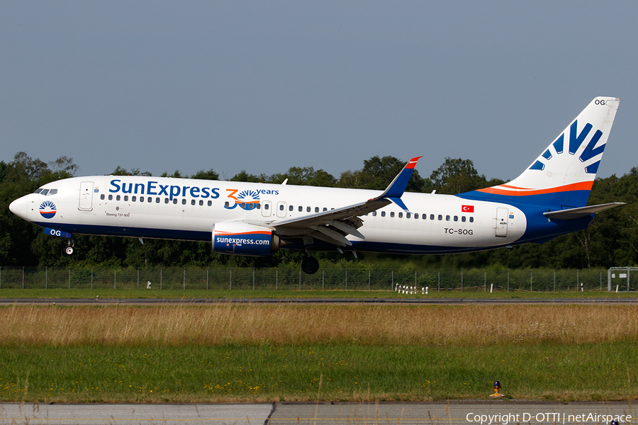 SunExpress Boeing 737-8HC (TC-SOG) | Photo 456189
