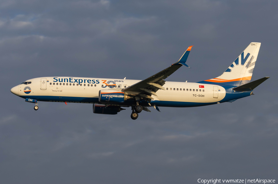 SunExpress Boeing 737-8HC (TC-SOH) | Photo 534342