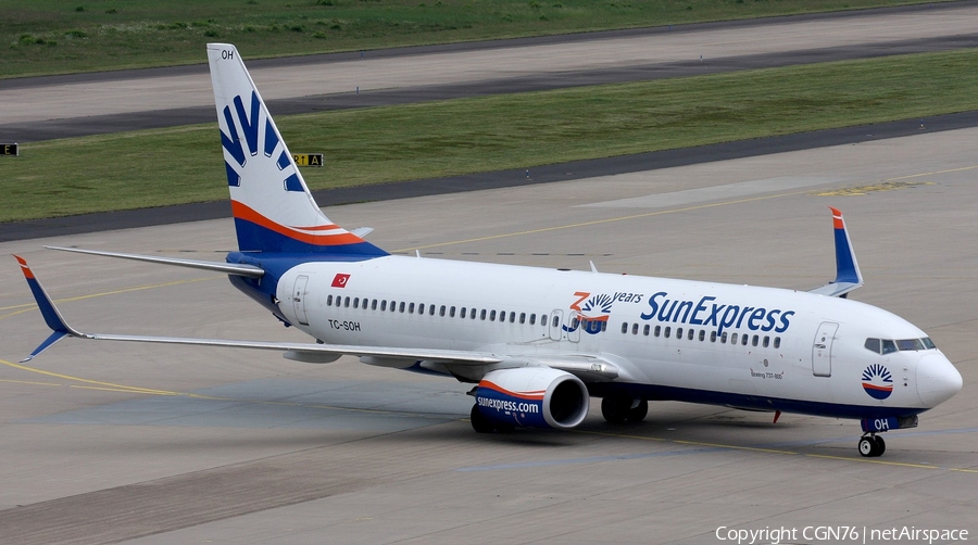 SunExpress Boeing 737-8HC (TC-SOH) | Photo 451172