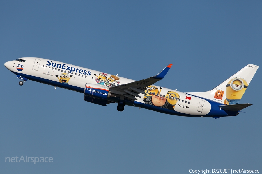 SunExpress Boeing 737-8HC (TC-SOH) | Photo 193412