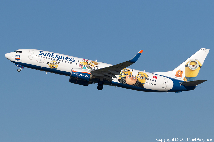 SunExpress Boeing 737-8HC (TC-SOH) | Photo 195340