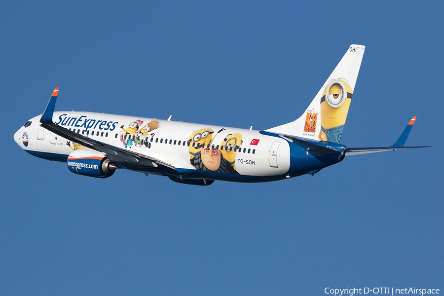 SunExpress Boeing 737-8HC (TC-SOH) | Photo 195342