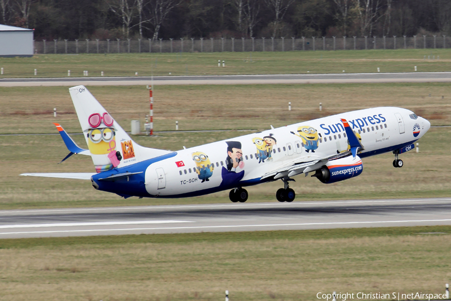 SunExpress Boeing 737-8HC (TC-SOH) | Photo 233504