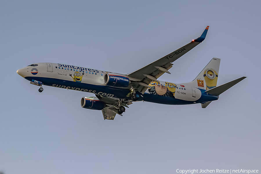 SunExpress Boeing 737-8HC (TC-SOH) | Photo 213543