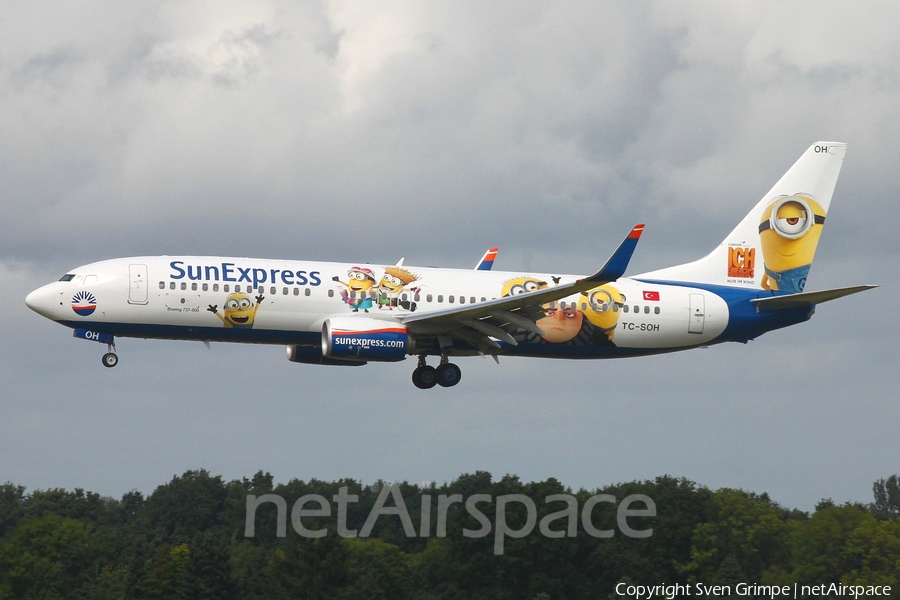 SunExpress Boeing 737-8HC (TC-SOH) | Photo 183163