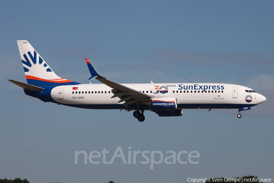 SunExpress Boeing 737-8HC (TC-SOH) | Photo 392809