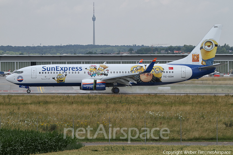 SunExpress Boeing 737-8HC (TC-SOH) | Photo 174176