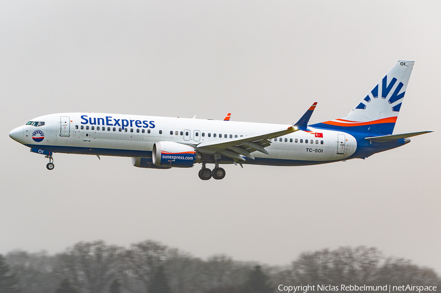 SunExpress Boeing 737-8 MAX (TC-SOI) | Photo 489340