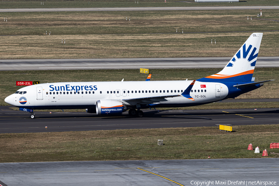 SunExpress Boeing 737-8 MAX (TC-SOL) | Photo 498342