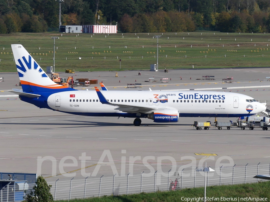 SunExpress Boeing 737-86J (TC-SON) | Photo 353146