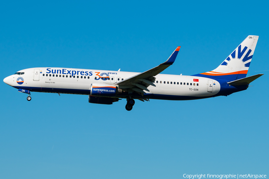 SunExpress Boeing 737-86J (TC-SON) | Photo 477359