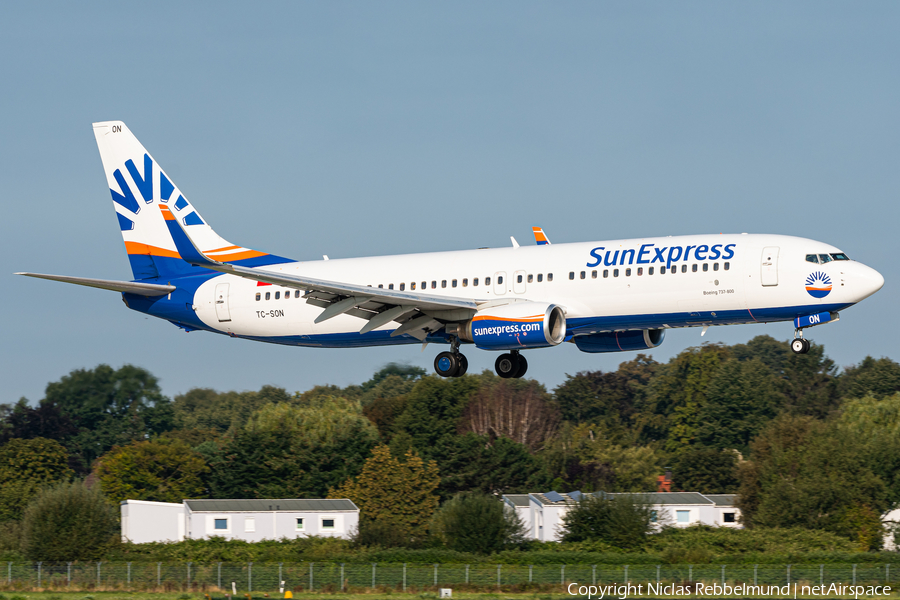 SunExpress Boeing 737-86J (TC-SON) | Photo 346979