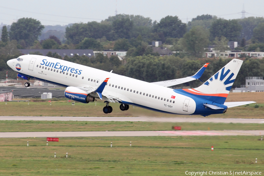 SunExpress Boeing 737-8HC (TC-SOY) | Photo 399925