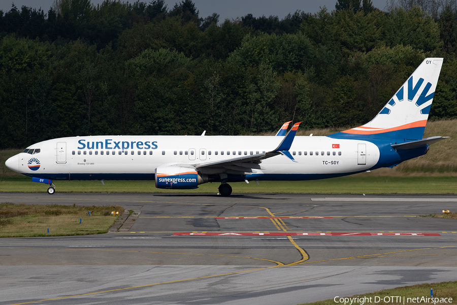 SunExpress Boeing 737-8HC (TC-SOY) | Photo 401107