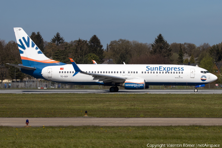 SunExpress Boeing 737-8HC (TC-SOY) | Photo 565346