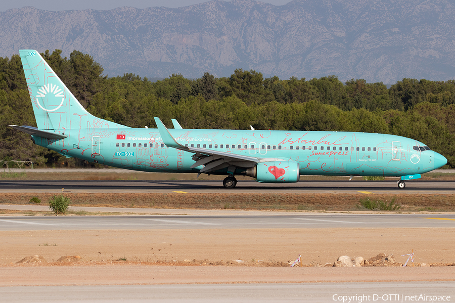 SunExpress Boeing 737-8HX (TC-SOZ) | Photo 601156
