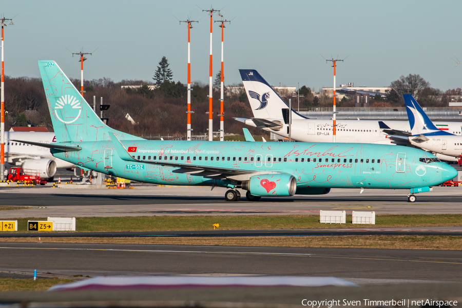 SunExpress Boeing 737-8HX (TC-SOZ) | Photo 484932