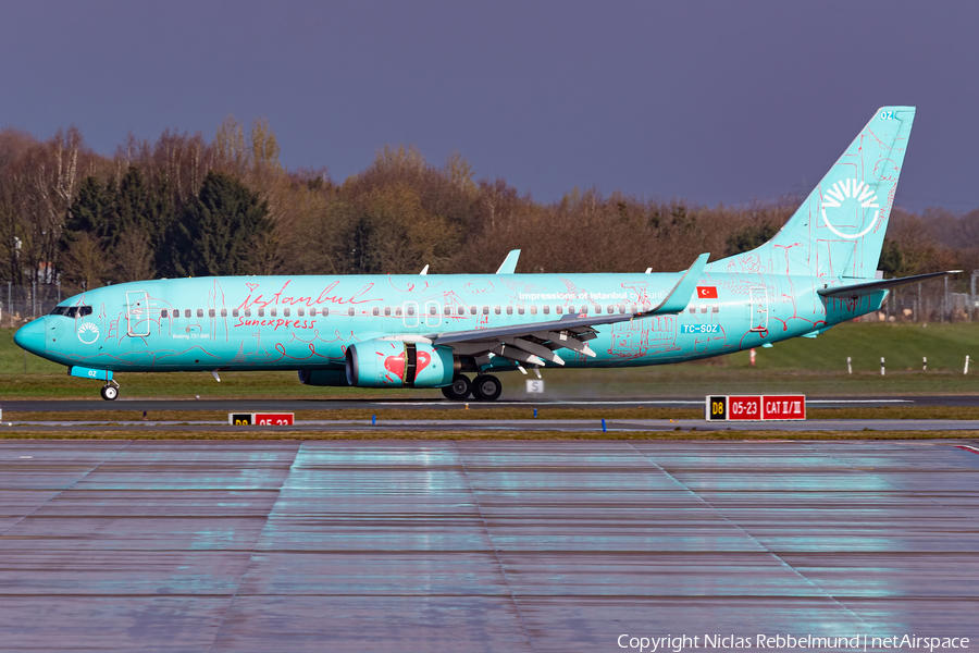 SunExpress Boeing 737-8HX (TC-SOZ) | Photo 502962