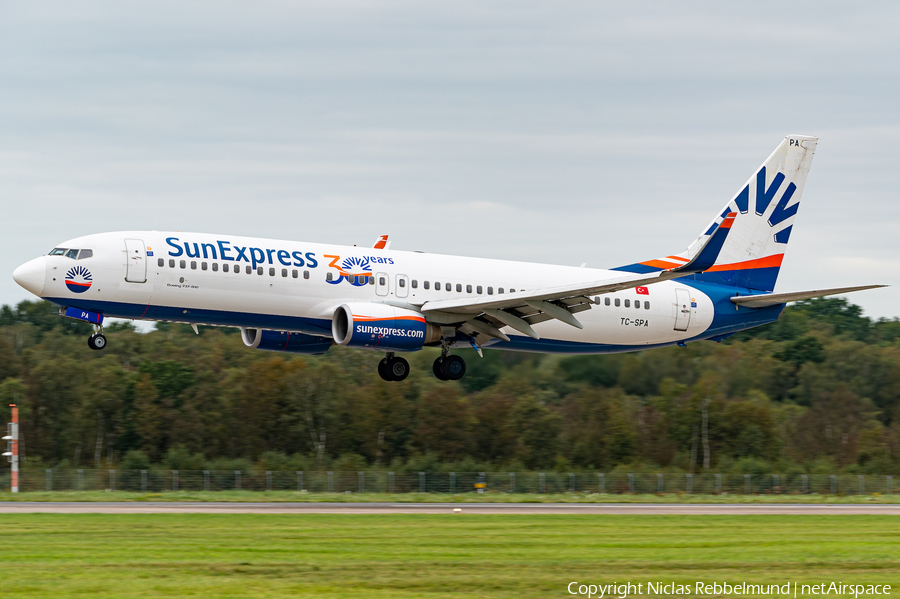 SunExpress Boeing 737-8HX (TC-SPA) | Photo 472219