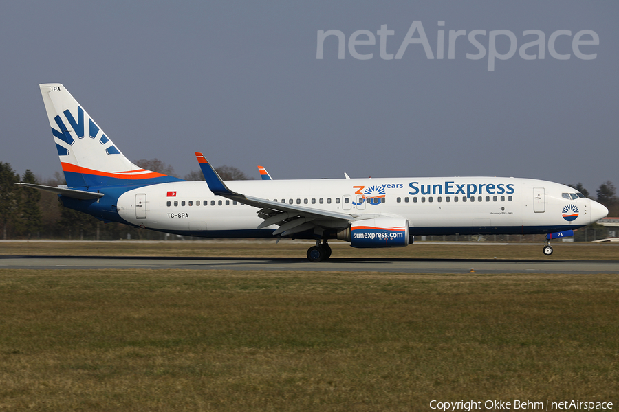 SunExpress Boeing 737-8HX (TC-SPA) | Photo 500528