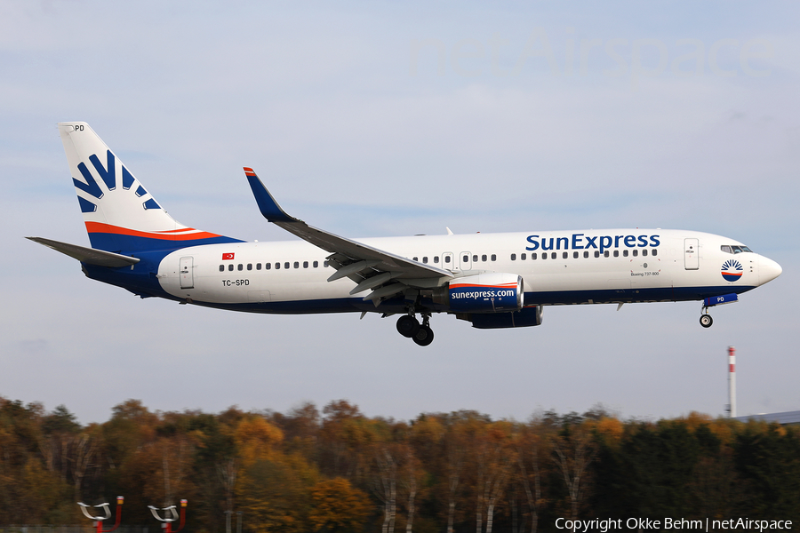 SunExpress Boeing 737-8AS (TC-SPD) | Photo 479030