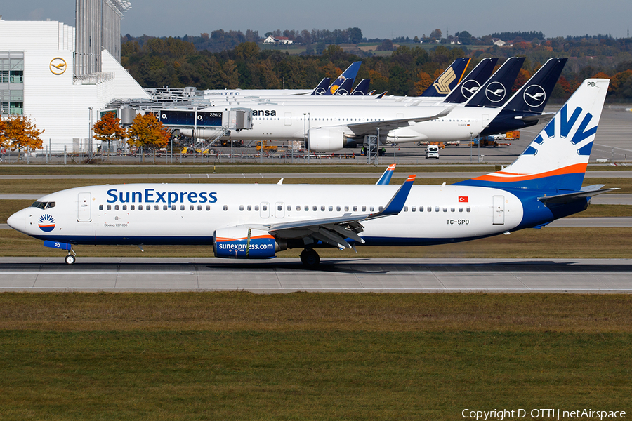 SunExpress Boeing 737-8AS (TC-SPD) | Photo 483972